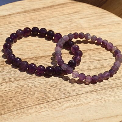 💜 Clarté Intérieure – Améthyste A - Bijoux en pierre De la terre à la lune