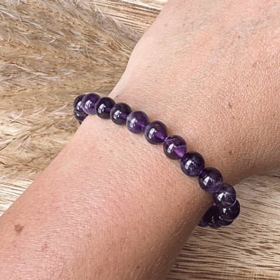 💜 Clarté Intérieure – Améthyste A - Bijoux en pierre De la terre à la lune