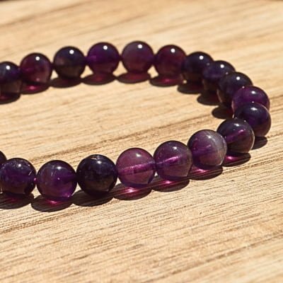 💜 Clarté Intérieure – Améthyste A - Bijoux en pierre De la terre à la lune