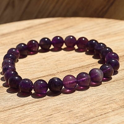 💜 Clarté Intérieure – Améthyste A - Bijoux en pierre De la terre à la lune