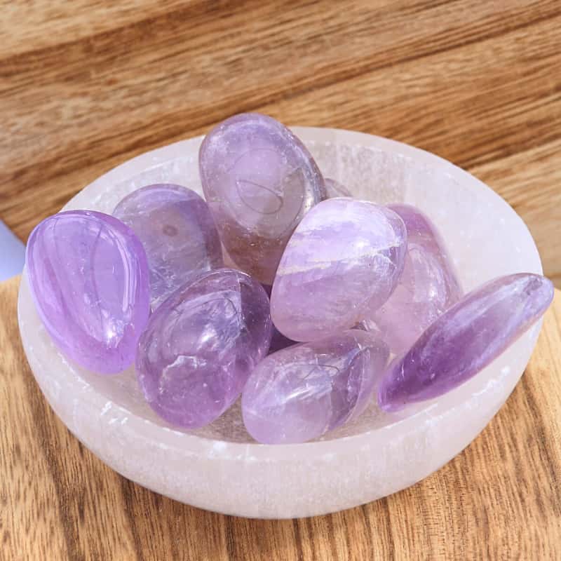 💜 Pierre Roulée Améthyste – Sérénité profonde & clarté d&