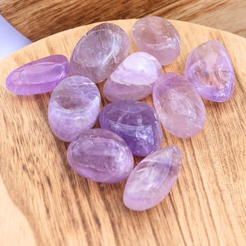 💜 Pierre Roulée Améthyste – Sérénité profonde & clarté d&