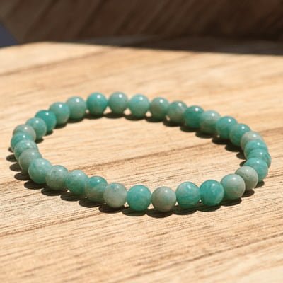 đ§ Voix IntĂ©rieure â Amazonite A - Bijoux en pierre De la terre Ă la lune