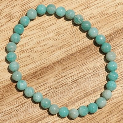 đ§ Voix IntĂ©rieure â Amazonite A - Bijoux en pierre De la terre Ă la lune