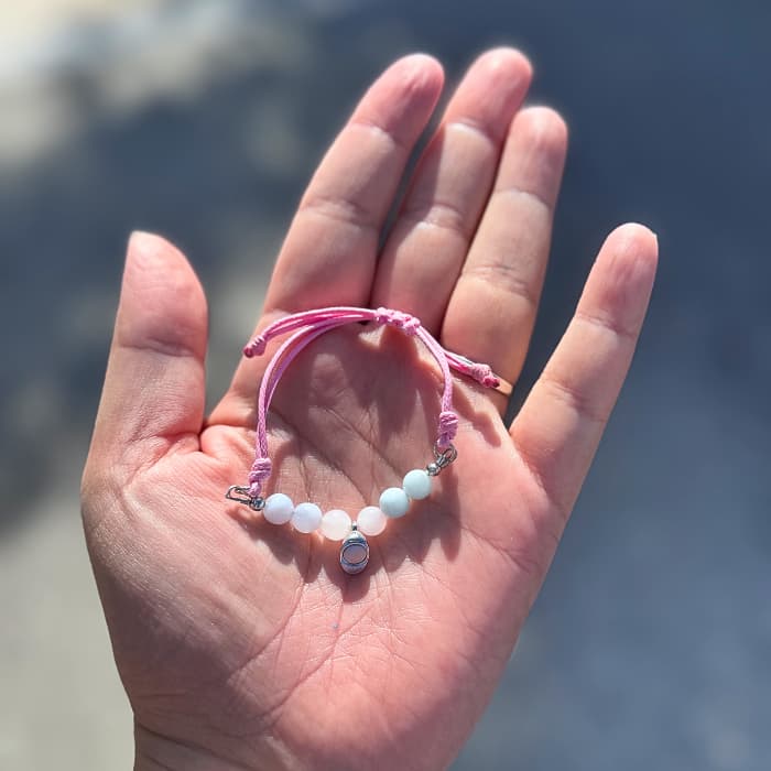 ⭐Bracelet enfants personnalisé – 15 besoins au choix - Bijoux en pierre De la terre à la lune