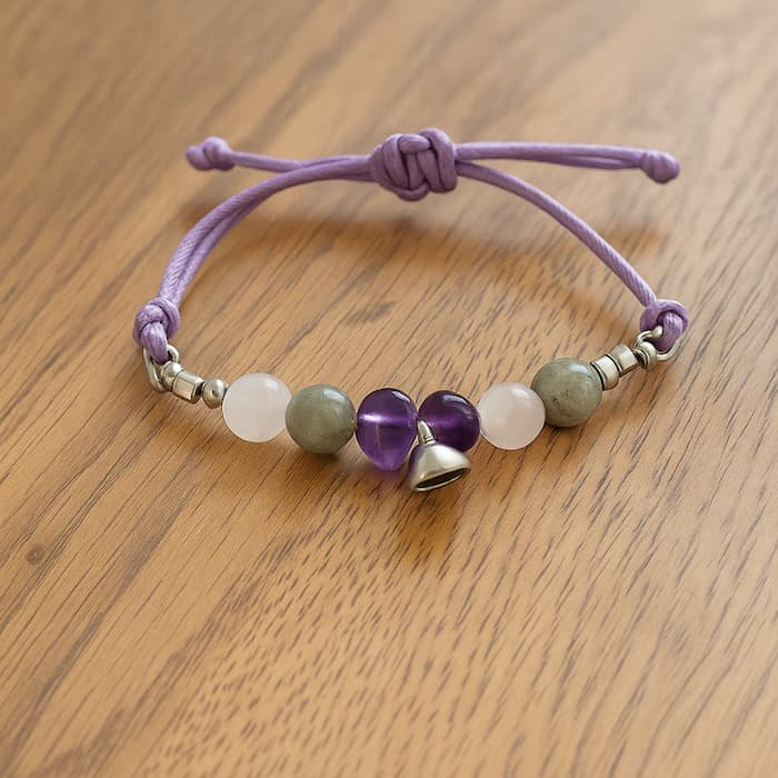 ⭐Bracelet enfants personnalisé – 15 besoins au choix - Bijoux en pierre De la terre à la lune