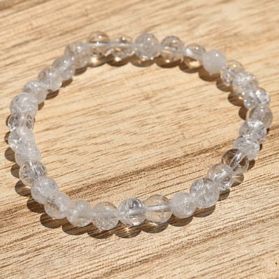 ✨ Clarté Pure – Cristal de Roche - Bijoux en pierre De la terre à la lune